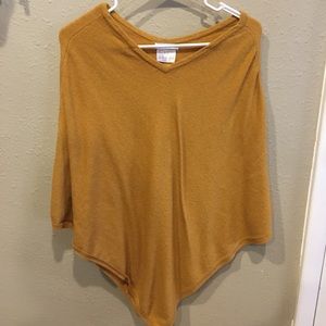 Mustard poncho